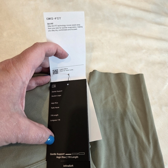 Nike Zenvy Women High-Waisted 7/8 Leggings Large New  DQ6015-320 - Picture 5 of 13